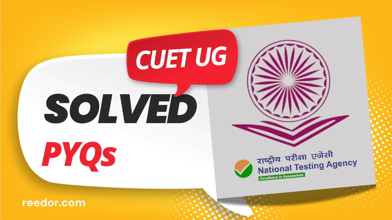 CUET UG PYQs Solved